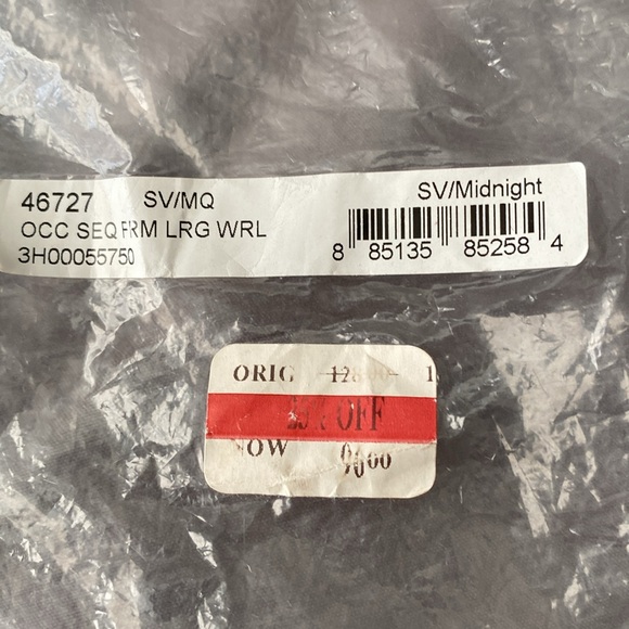 NWT~ Coach special edition blue sequin clutch with wristlet - Picture 7 of 8